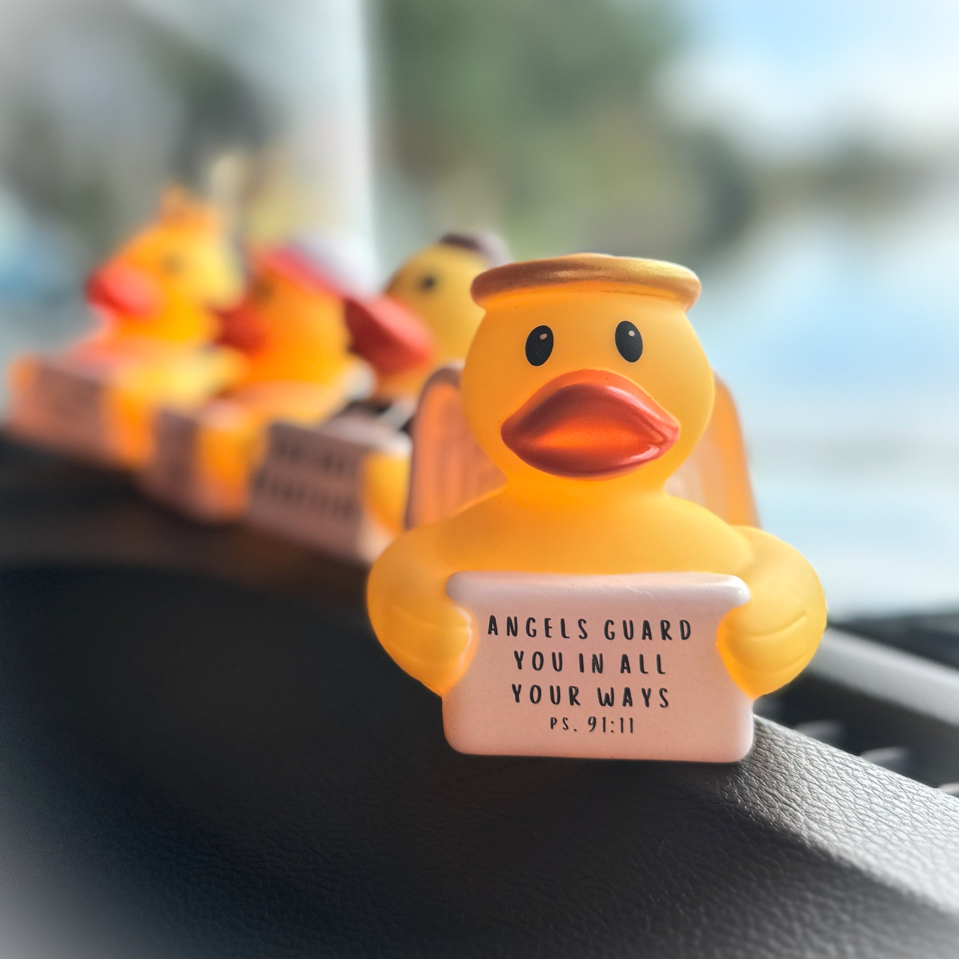 ANGELS GUARD YOU IN ALL YOUR WAYS PS. 91:11 - Halo Guardian Angel Duck (Collector&