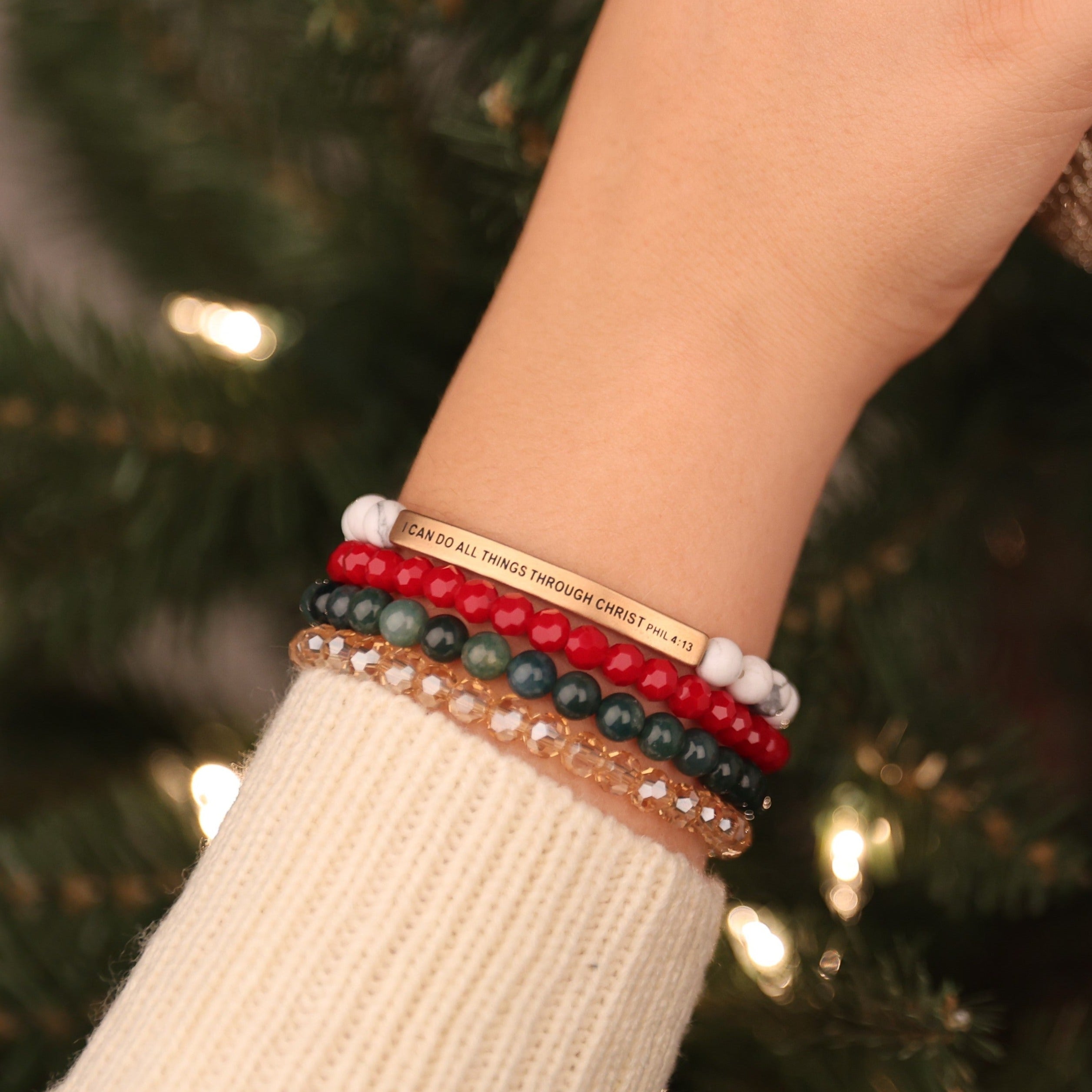 I CAN DO ALL THINGS THROUGH CHRIST - CHRISTMAS SET