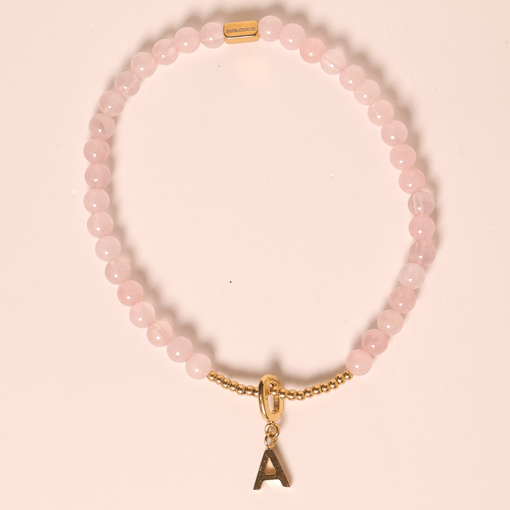 CHARM STACKER - ROSE QUARTZ