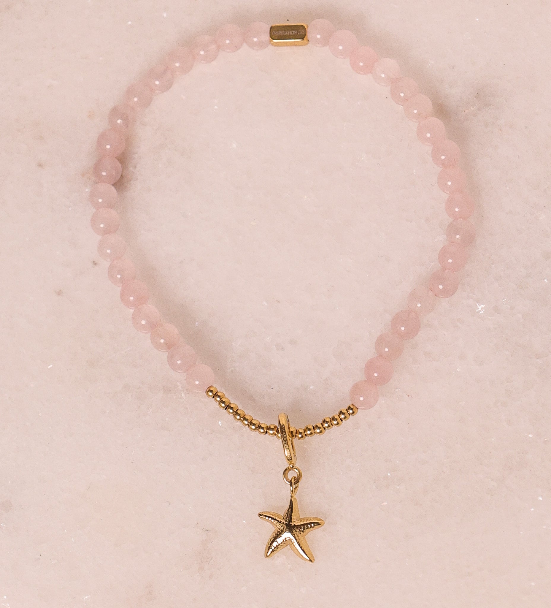 CHARM STACKER - ROSE QUARTZ