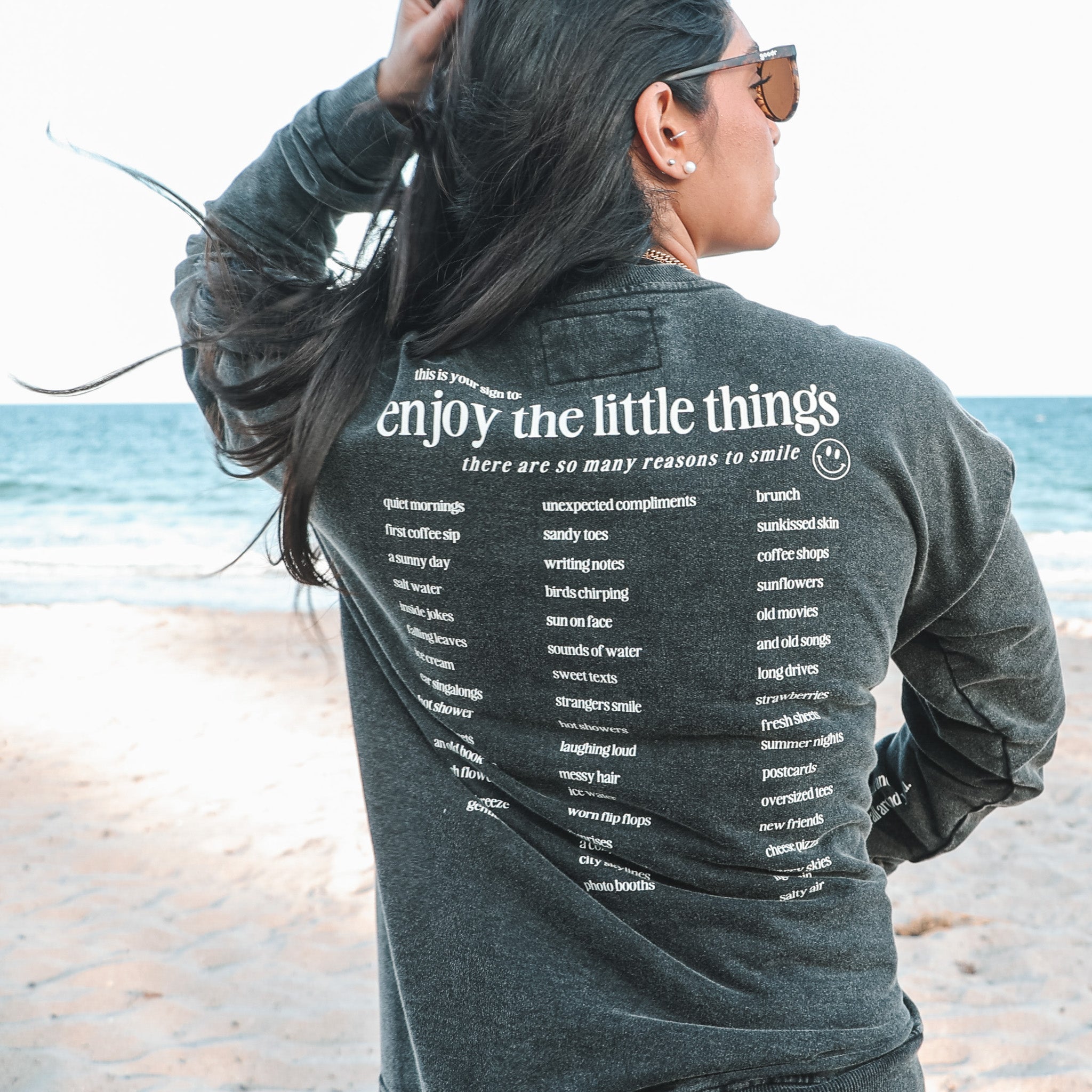 ENJOY THE LITTLE THINGS - CREWNECK