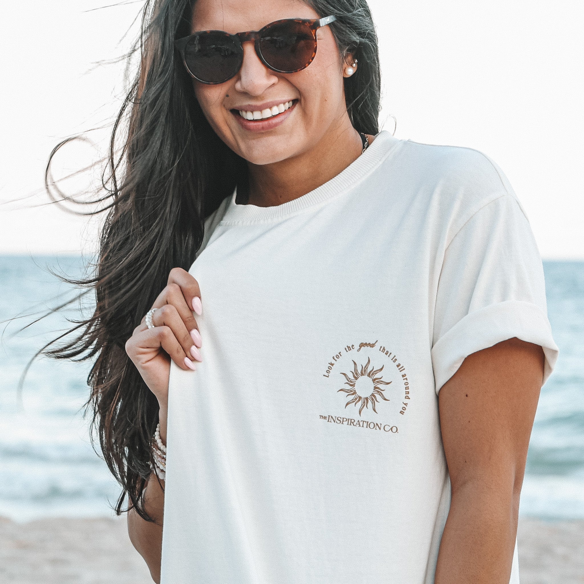 LOOK FOR THE GOOD MID - CROP TEE