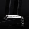 POSITIVE MIND - POSITIVE VIBES - POSITIVE LIFE - MEN'S CHAIN BRACELET