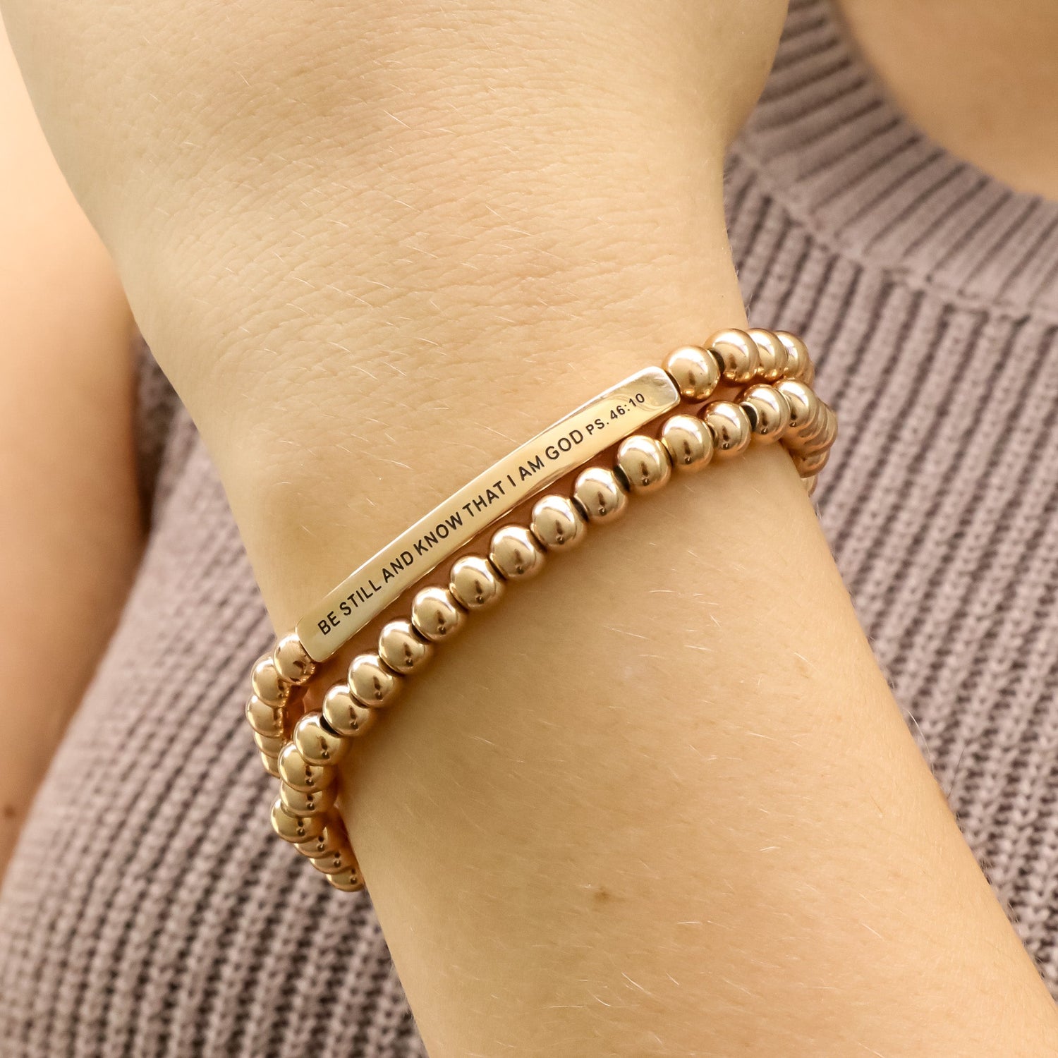 BE STILL AND KNOW THAT I AM GOD PS 46:10 - Inspiration Co.