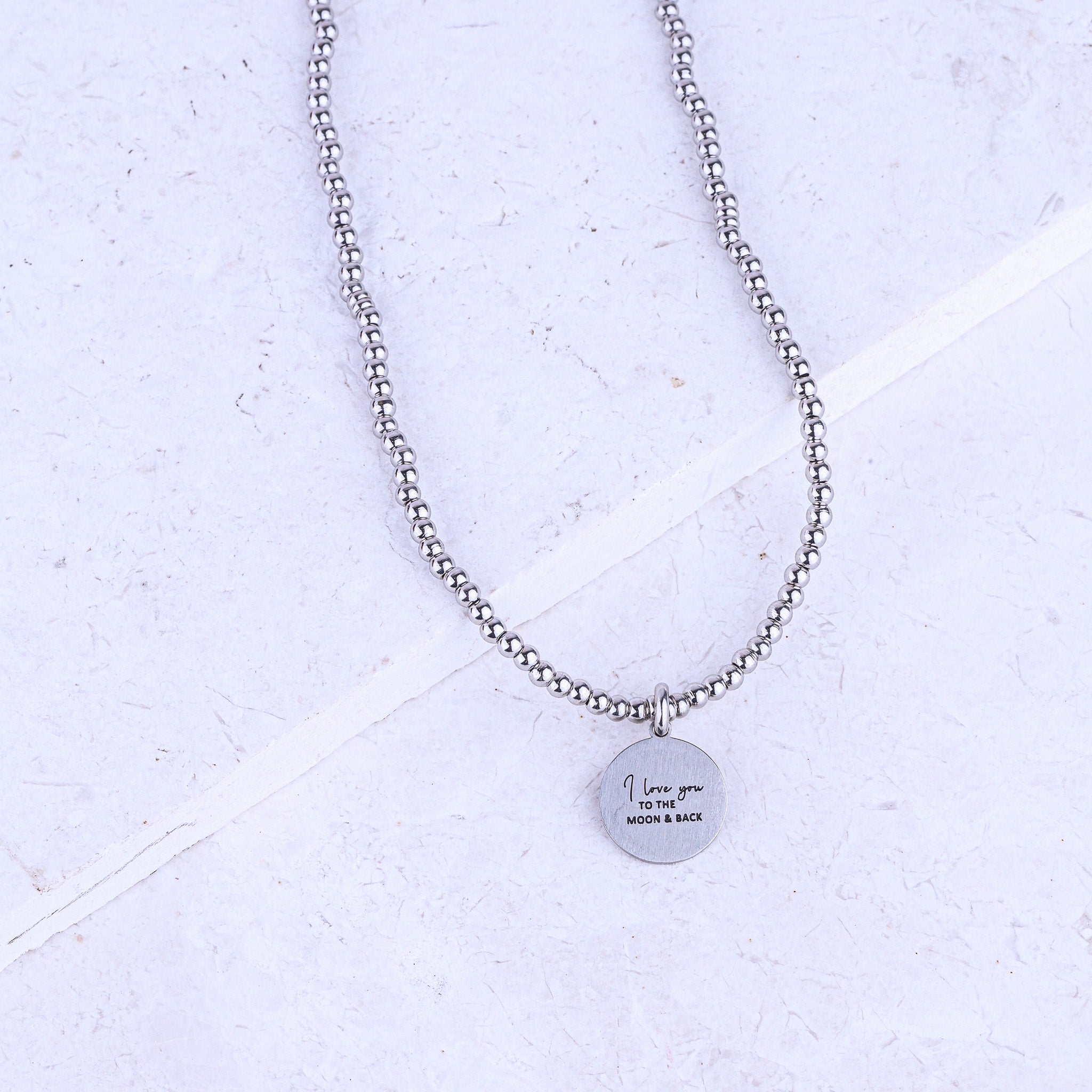 MICRO GEMSTONE NECKLACE - SILVER - Inspiration Co.