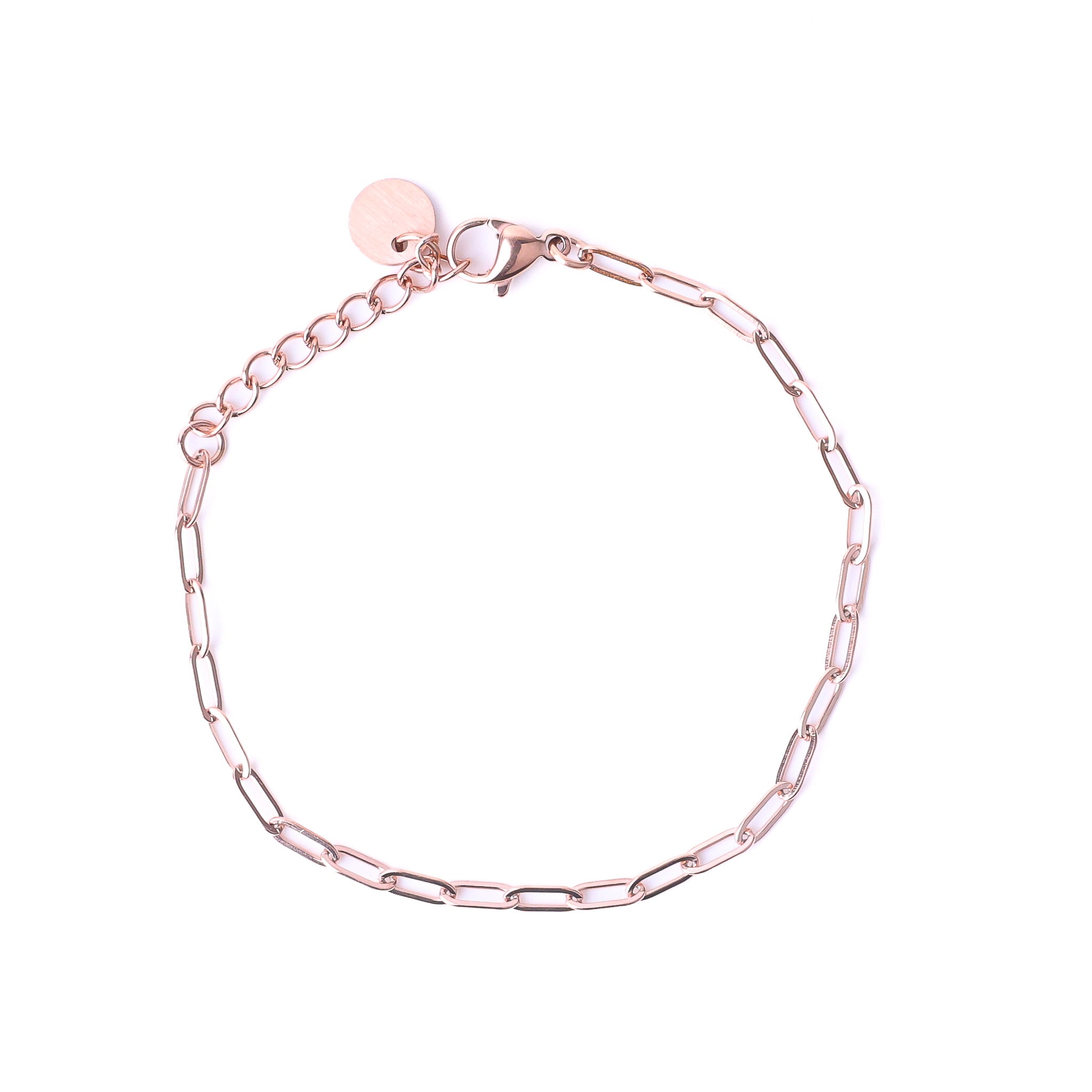PAPERCLIP ACCENT CHAIN BRACELET - Inspiration Co.