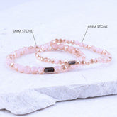 PINK JADE CRYSTAL - ACCENT BRACELET - Inspiration Co.