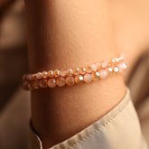 PINK JADE CRYSTAL - ACCENT BRACELET - Inspiration Co.
