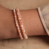 PINK JADE CRYSTAL - ACCENT BRACELET - Inspiration Co.