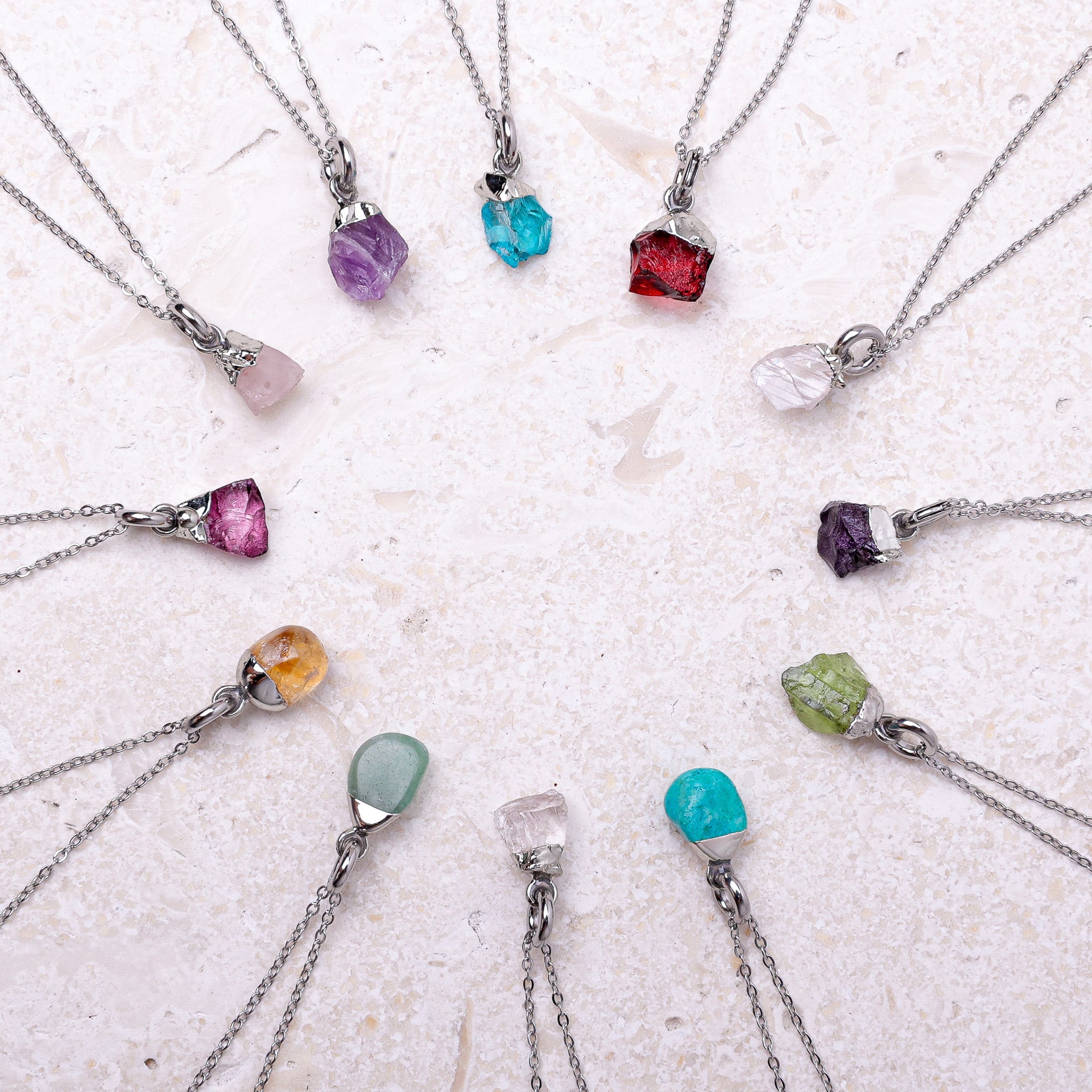 Turquoise(DEC) Raw Birthstone Charm - Inspiration Co.