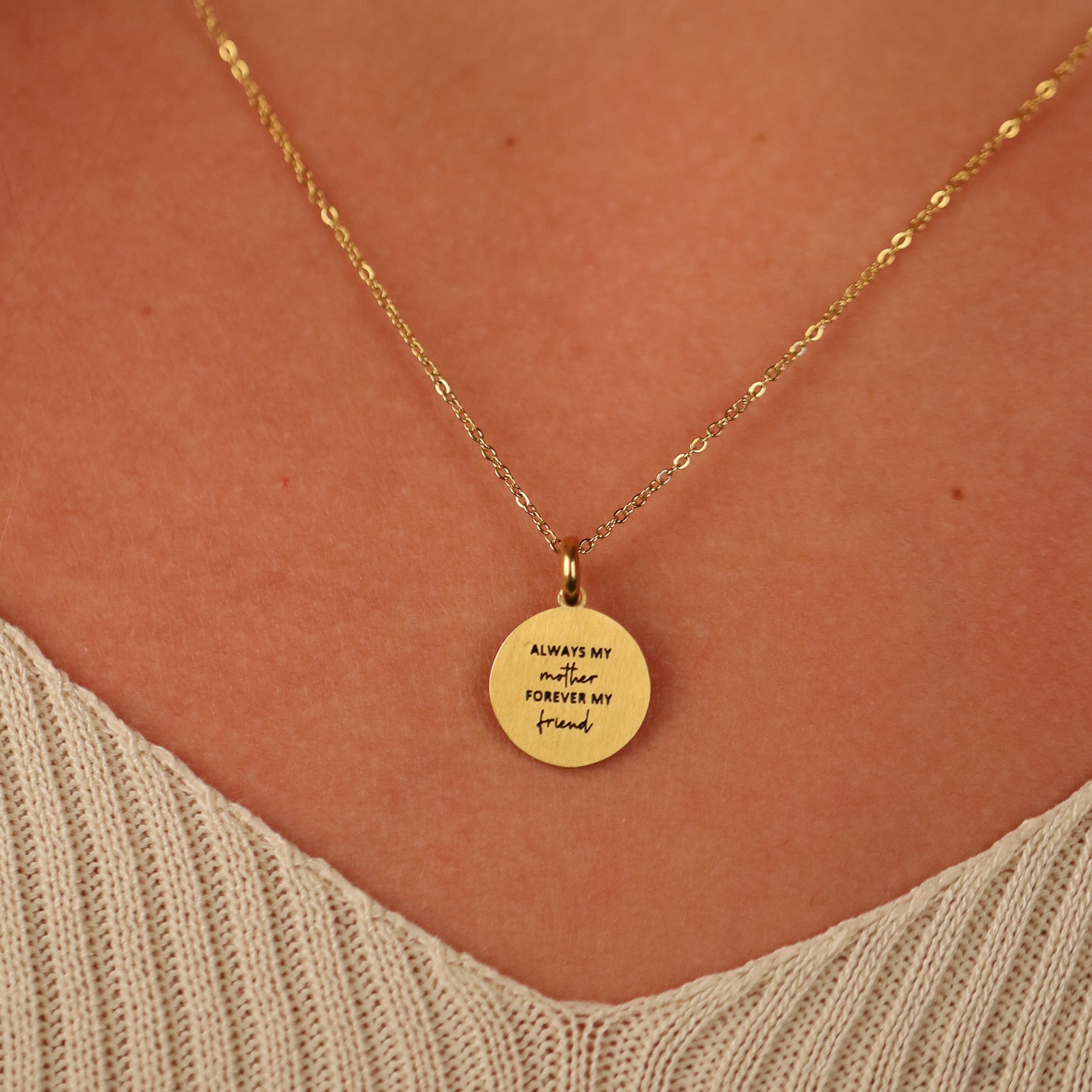 ALWAYS MY MOTHER, FOREVER MY FRIEND PENDANT - Inspiration Co.