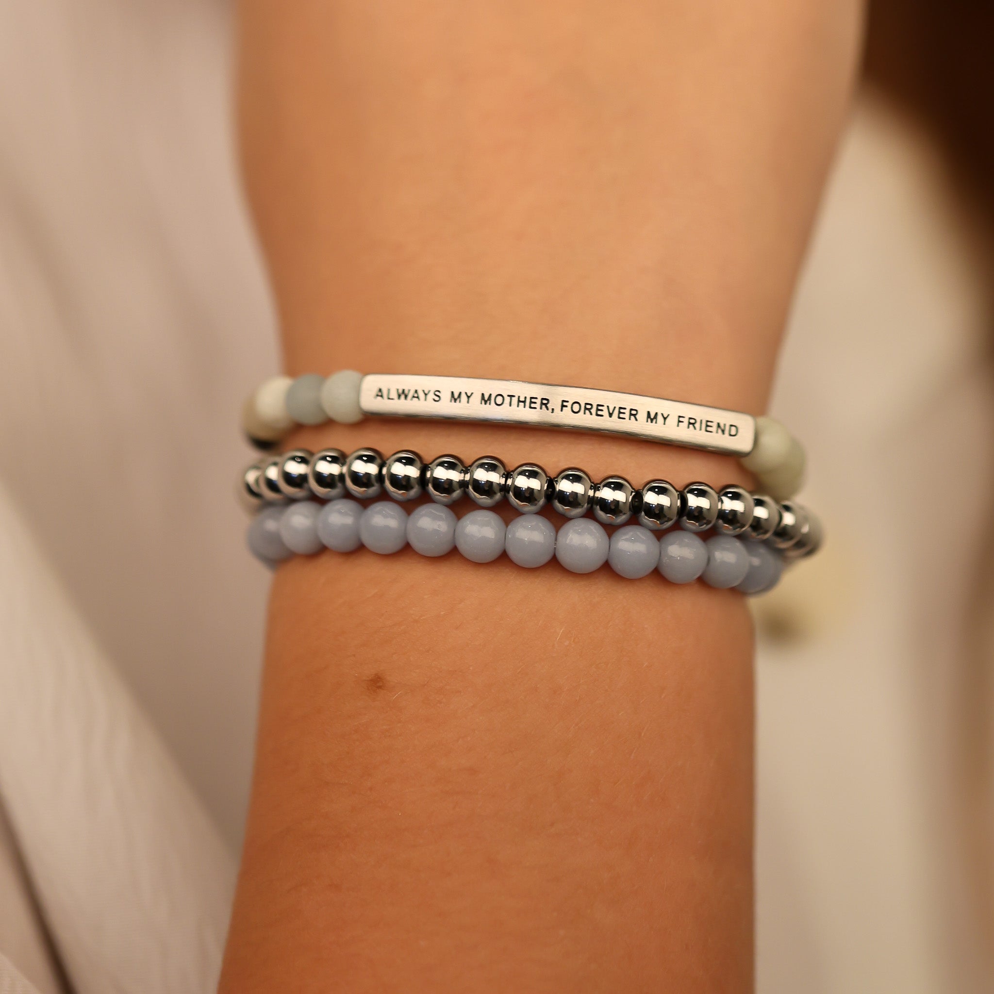 ALWAYS MY MOTHER MULTI STONE GIFT SET - AMAZONITE - Inspiration Co.