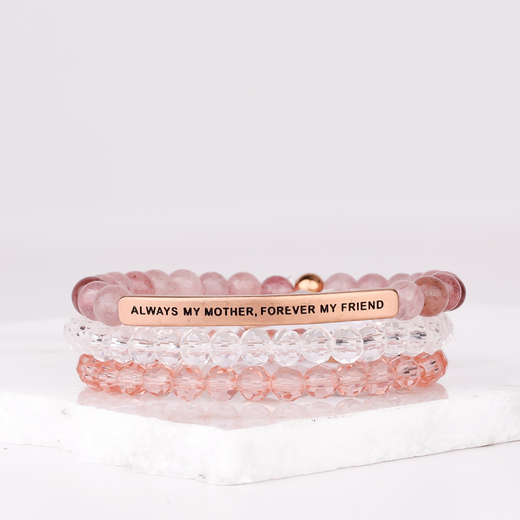 ALWAYS MY MOTHER MULTI STONE GIFT SET - DIAMOND CRYSTAL - Inspiration Co.