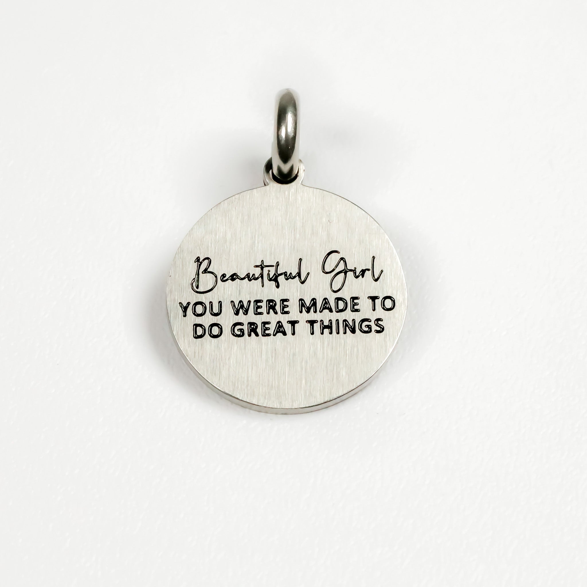 BEAUTIFUL GIRL, YOU WERE MADE TO DO GREAT THINGS PENDANT - Inspiration Co.