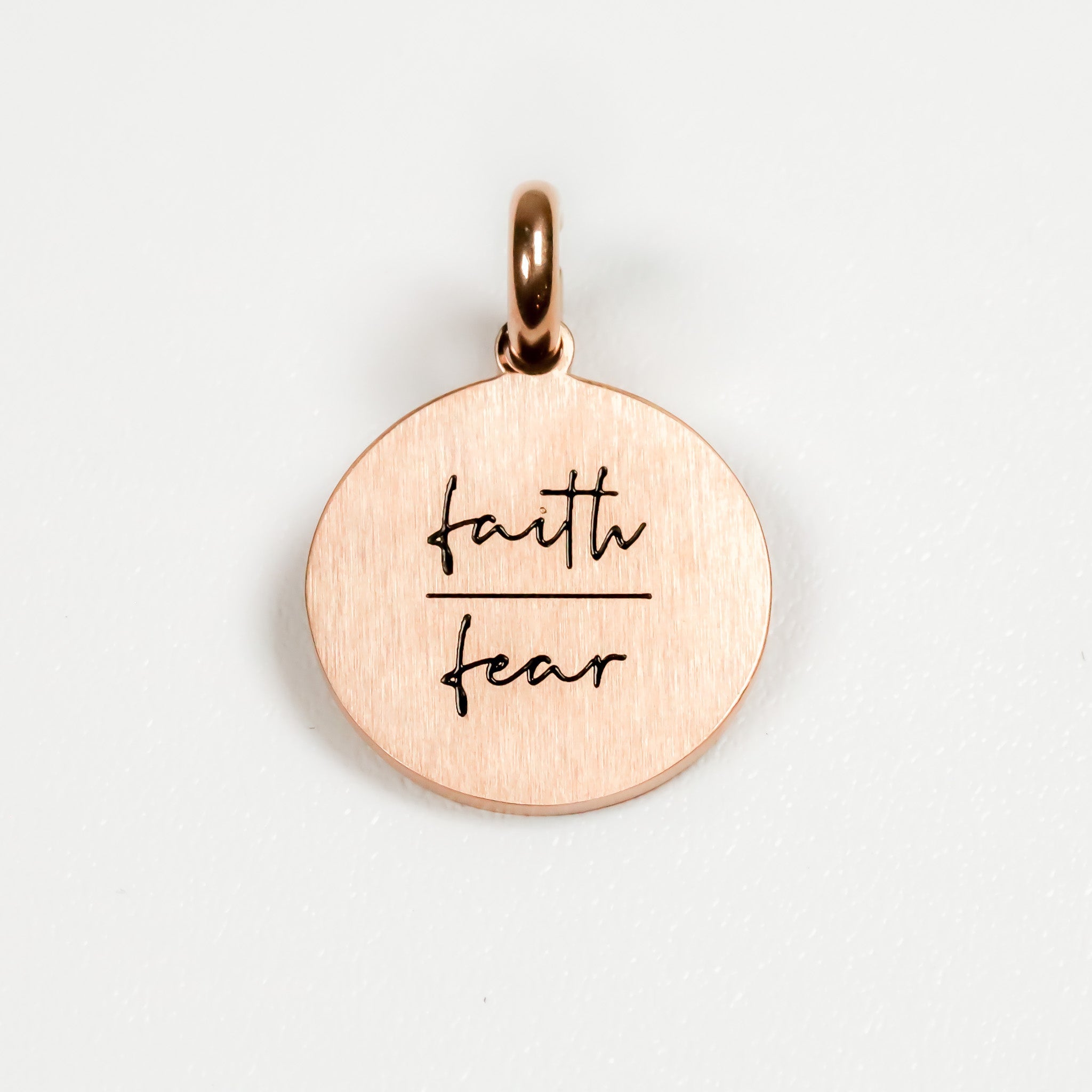 FAITH OVER FEAR PENDANT - Inspiration Co.