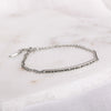 GOD IS WITHIN HER, SHE WILL NOT FAIL- DAINTY CHAIN BRACELET - Inspiration Co.