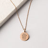 GOD IS WITHIN HER SHE WILL NOT FAIL PENDANT - Inspiration Co.