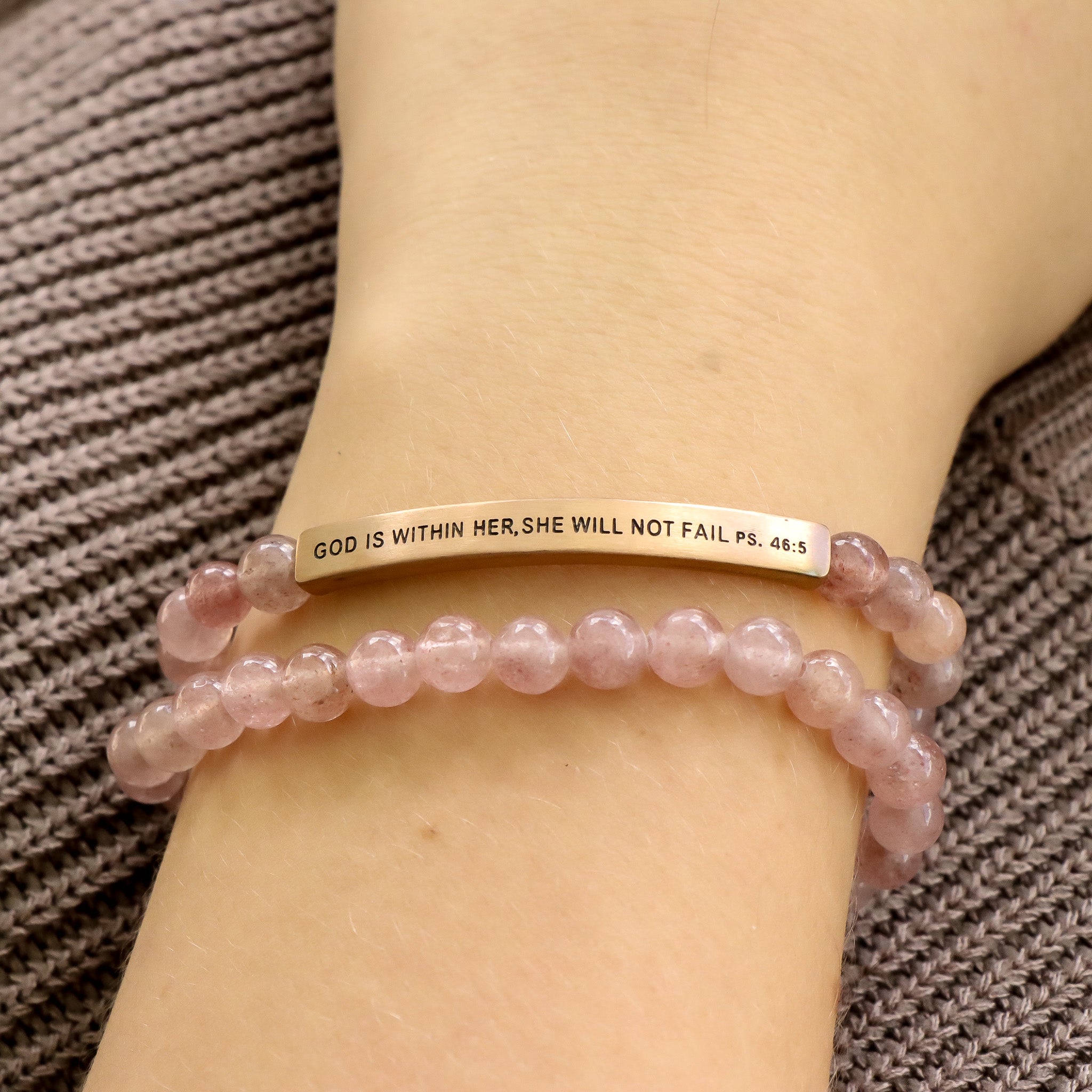 GOD IS WITHIN HER SHE WILL NOT FAIL - Psalms 46:5 - Inspiration Co.