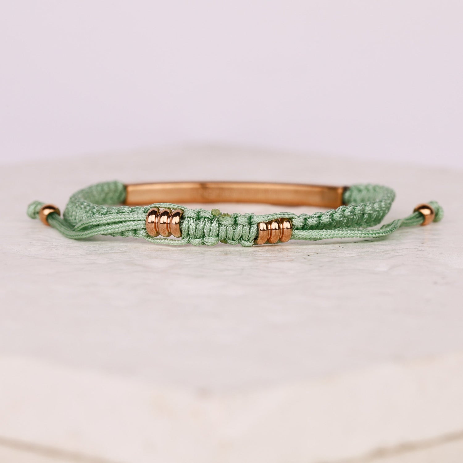 GOD IS WITHIN HER, SHE WILL NOT FAIL ROPE BRACELET - Inspiration Co.