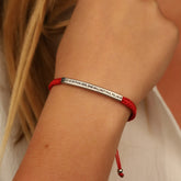 GOD IS WITHIN HER, SHE WILL NOT FAIL ROPE BRACELET - Inspiration Co.