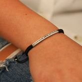 GOD IS WITHIN HER, SHE WILL NOT FAIL ROPE BRACELET - Inspiration Co.