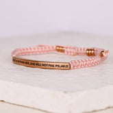 GOD IS WITHIN HER, SHE WILL NOT FAIL ROPE BRACELET - Inspiration Co.
