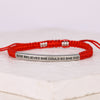 SHE BELIEVED SHE COULD SO SHE DID ROPE BRACELET - Inspiration Co.