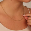 STUDDED CHAIN NECKLACE - Inspiration Co.