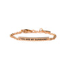 YOU ARE MY SUNSHINE- KIDS CHAIN BRACELET - Inspiration Co.