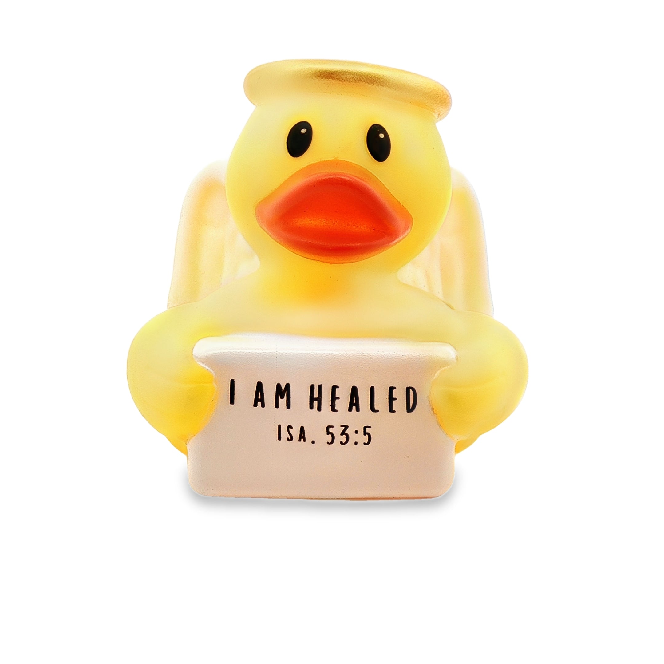 I AM HEALED Isa. 53:5 - Halo Guardian Angel Duck (Collector&