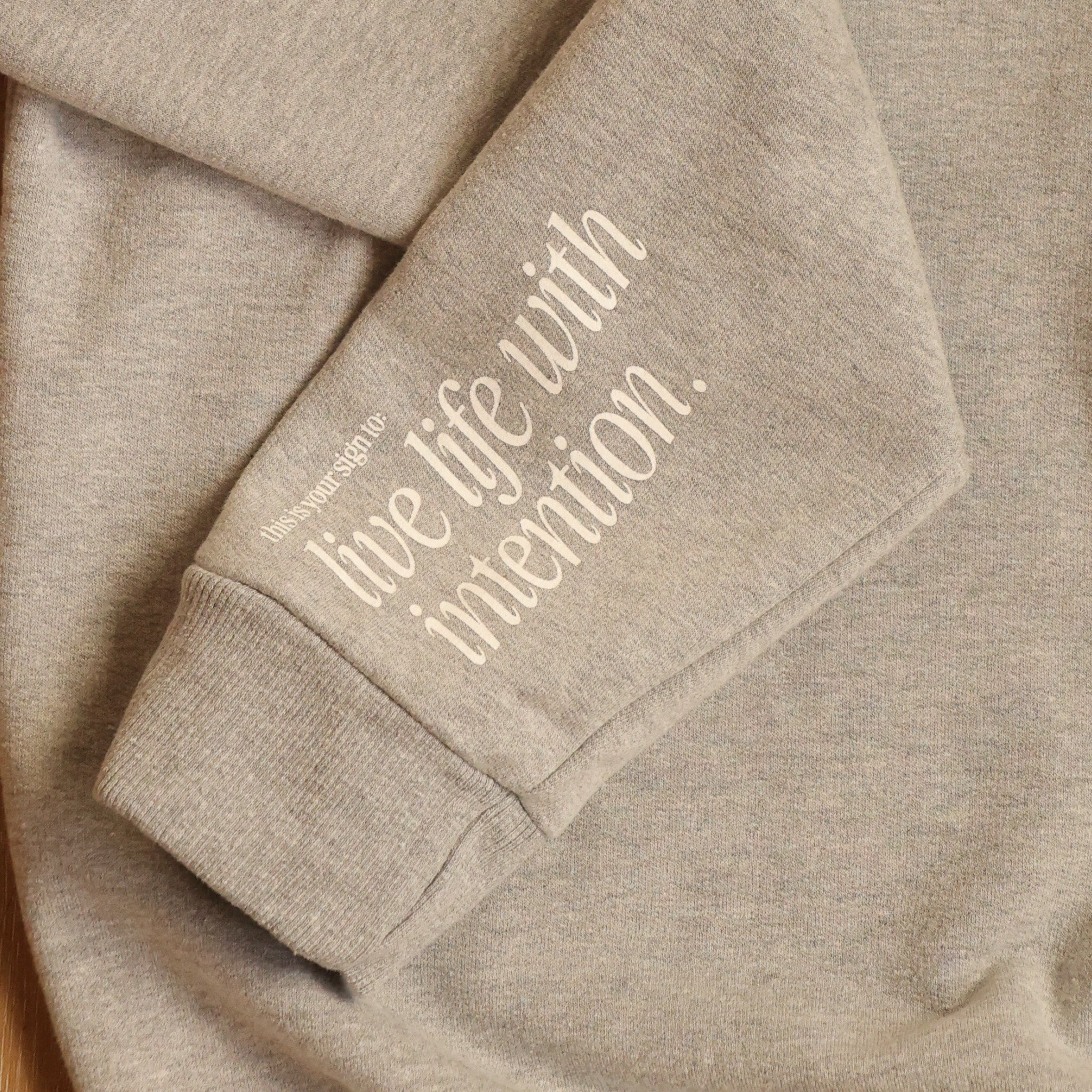 CHOOSE A HAPPY LIFE.  CREWNECK