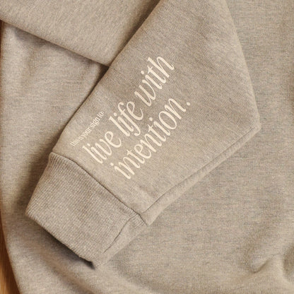 CHOOSE A HAPPY LIFE.  CREWNECK