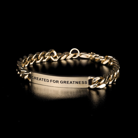 CREATED FOR GREATNESS - MEN'S CHAIN BRACELET