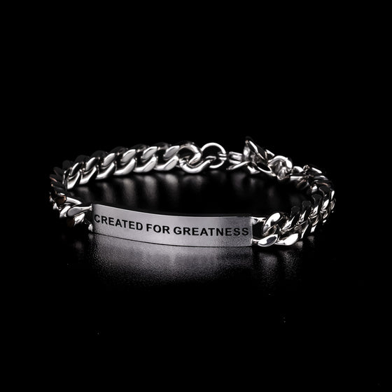 CREATED FOR GREATNESS - MEN'S CHAIN BRACELET