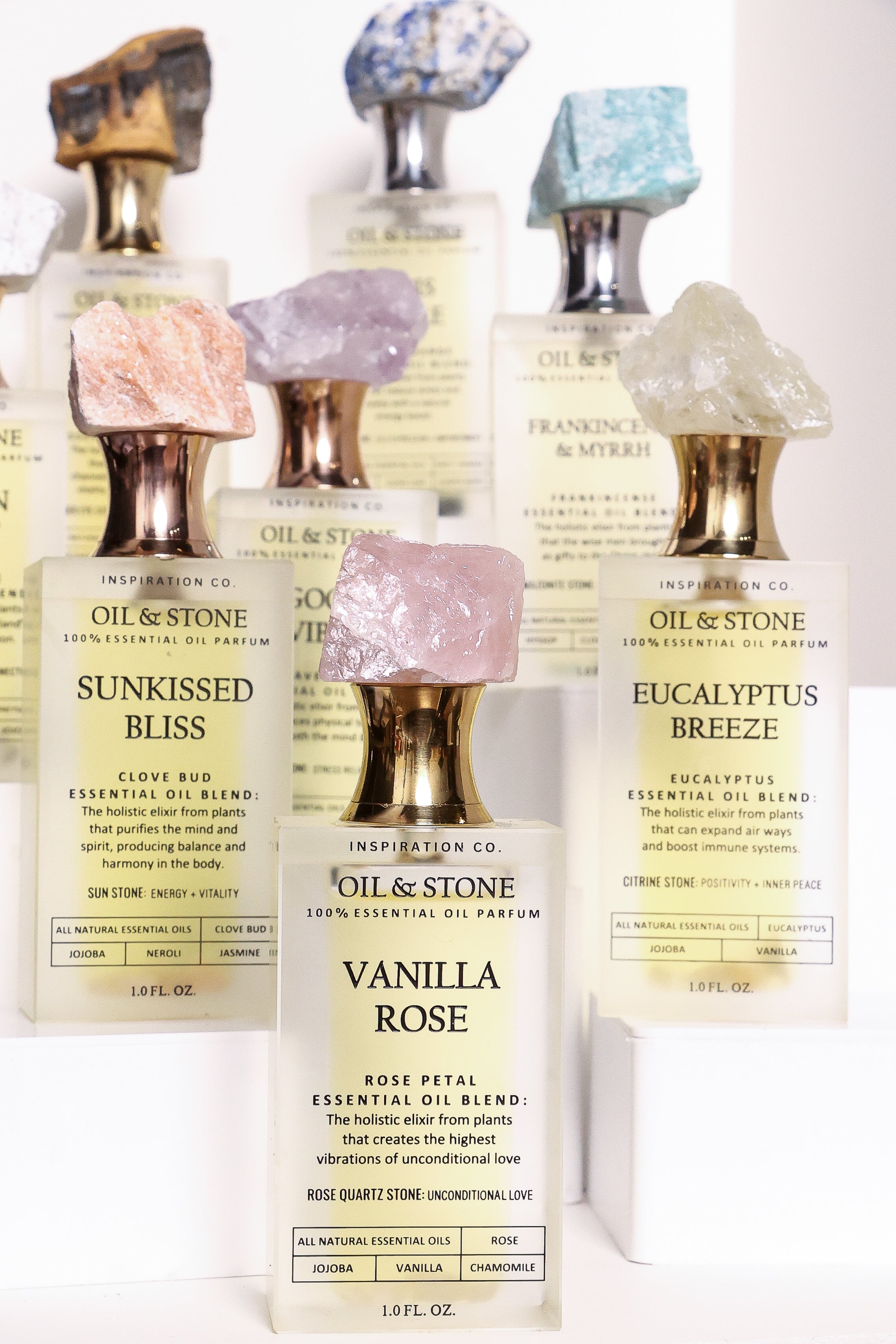 VANILLA ROSE - ROSE QUARTZ PREMIUM OIL PERFUME