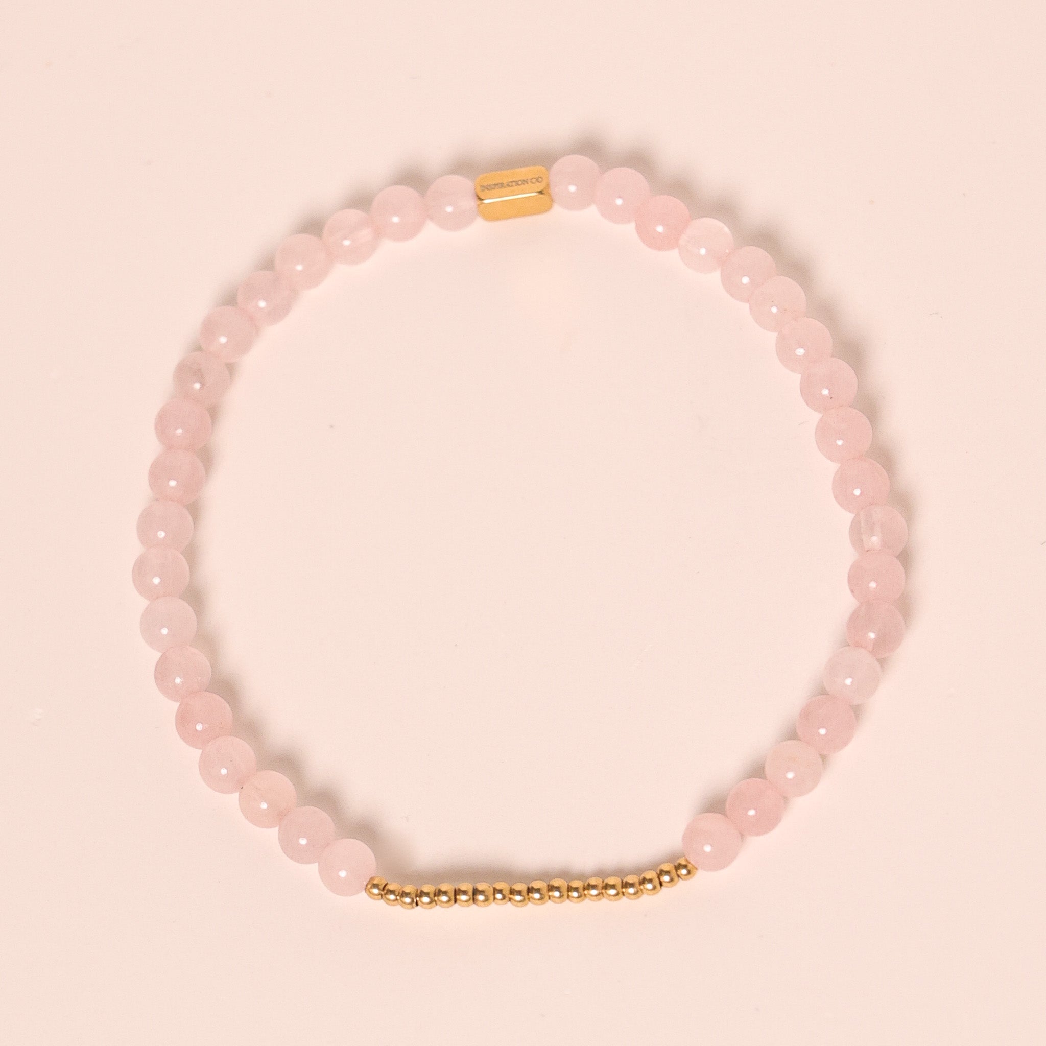 CHARM STACKER - ROSE QUARTZ