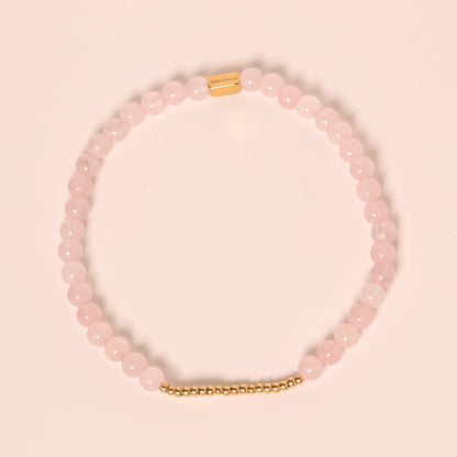 CHARM STACKER - ROSE QUARTZ