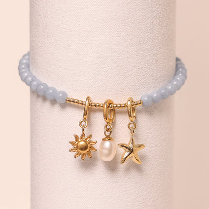CHARM STACKER - BLUE ANGELITE