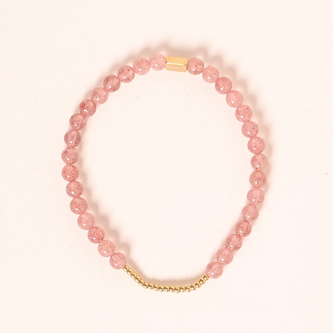 CHARM STACKER - STRAWBERRY QUARTZ