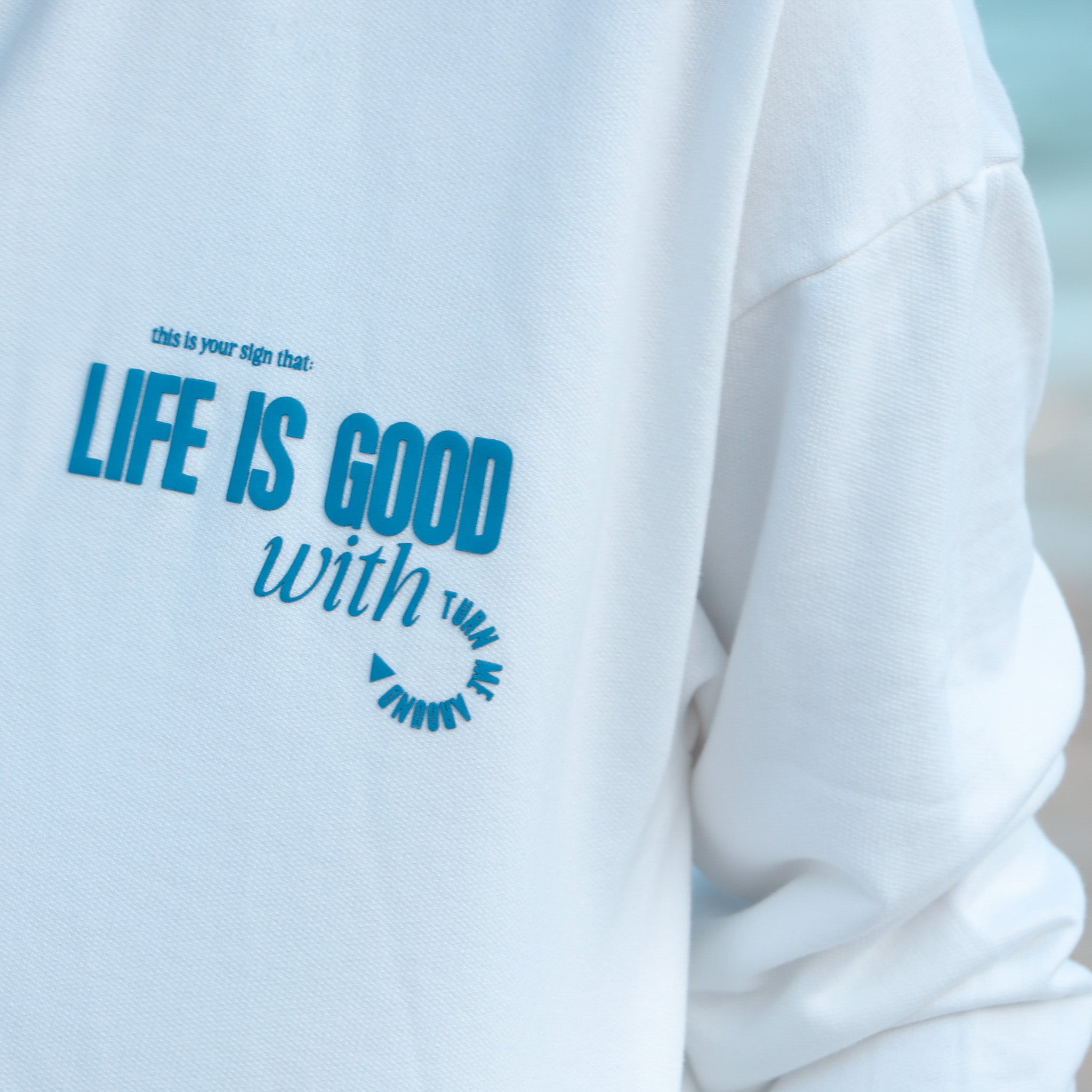 LIFE IS GOOD - CREWNECK