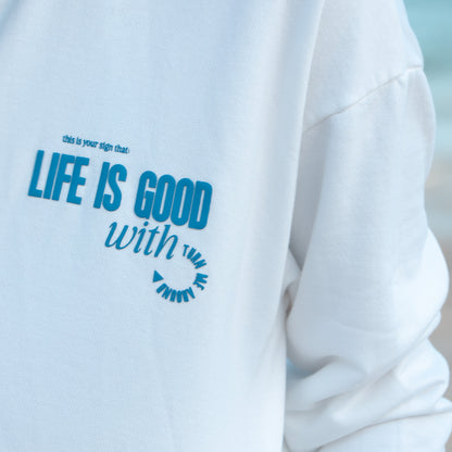 LIFE IS GOOD - CREWNECK