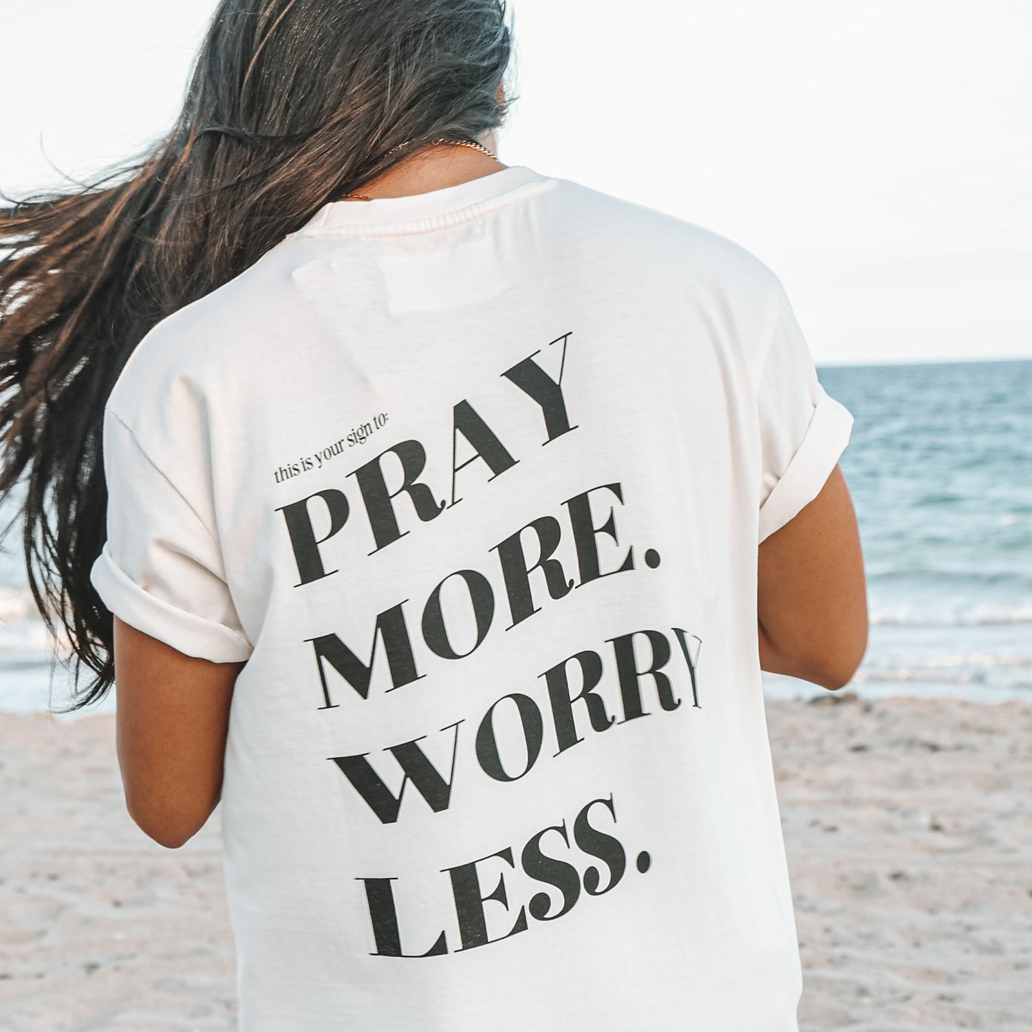 PRAY MORE. WORRY LESS - TEE