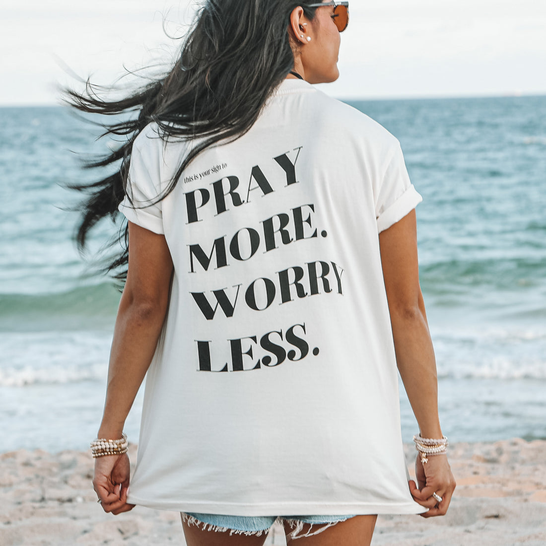 PRAY MORE. WORRY LESS - TEE
