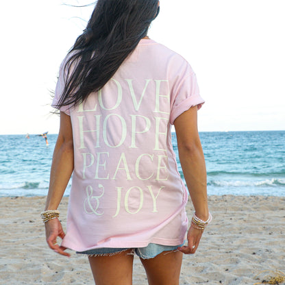 LOVE, HOPE, PEACE &amp; JOY - TEE