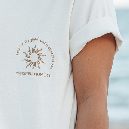 LOOK FOR THE GOOD MID - CROP TEE