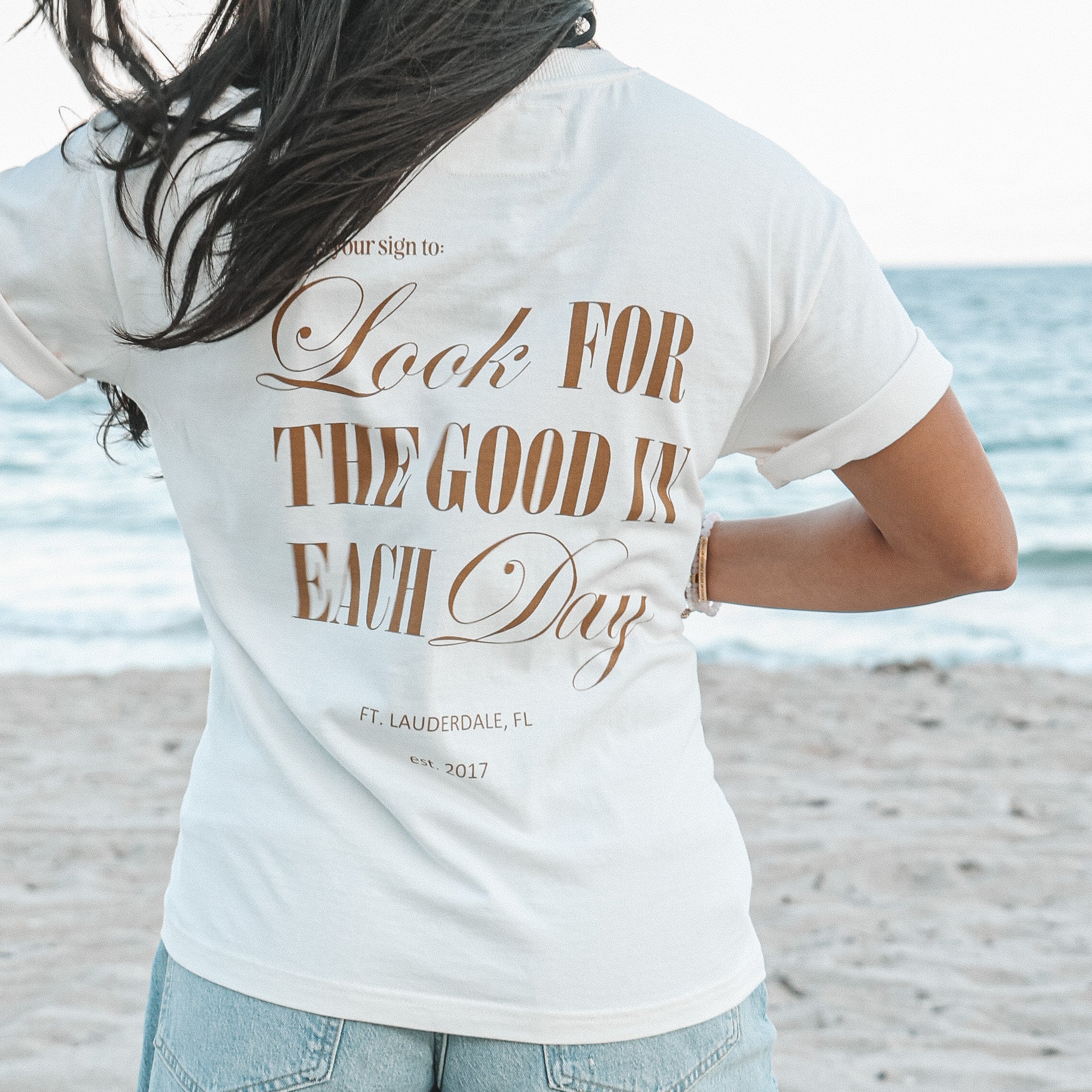 LOOK FOR THE GOOD MID - CROP TEE