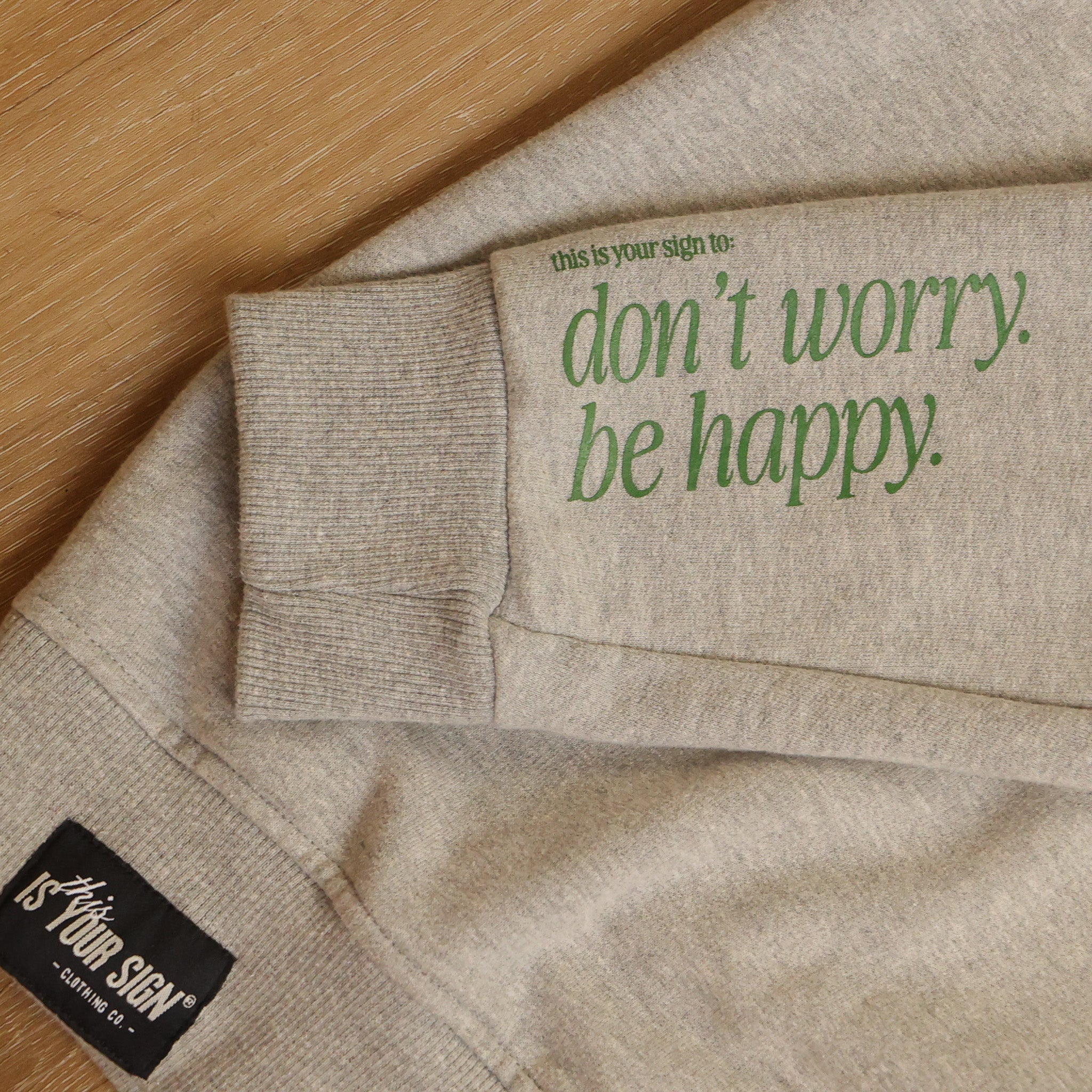 HAPPY IS THE NEW RICH - CREWNECK