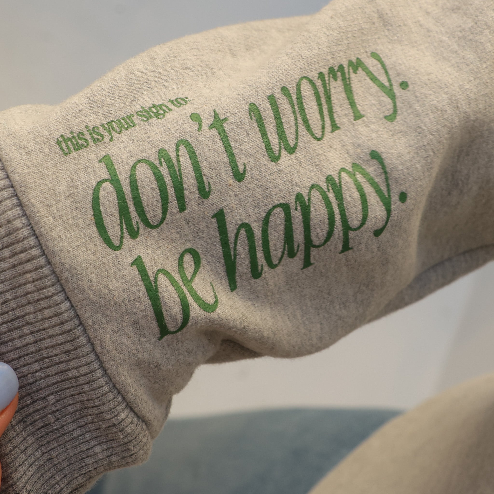 HAPPY IS THE NEW RICH - CREWNECK