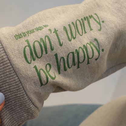 HAPPY IS THE NEW RICH - CREWNECK