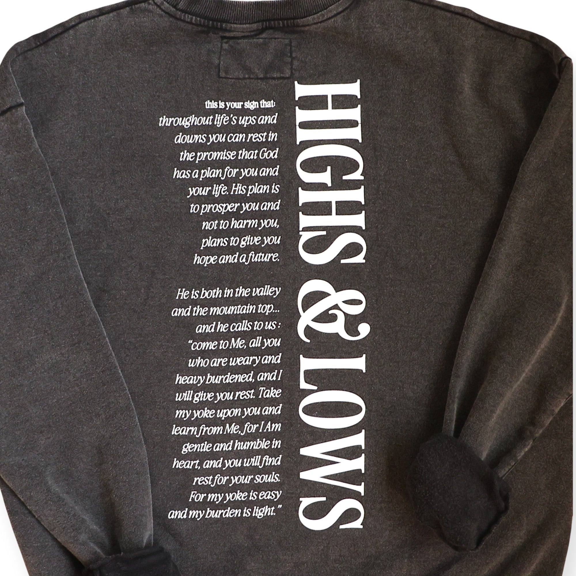 HIGHS AND LOWS - CREWNECK